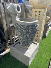 NEW Balinese Pebble Style Water Feature - Bali Water Feature - Bali Water Garden