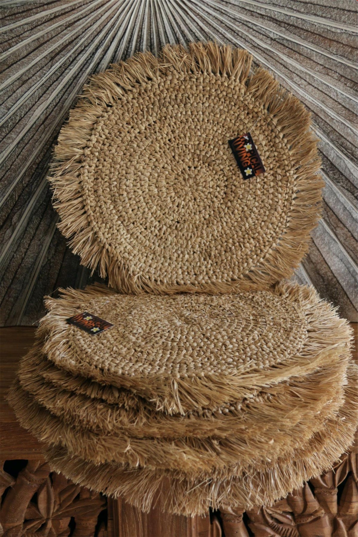 NEW Bali Table Mat / Placemat - Balinese Palm Rope/Raffia Placemats / Table Mats