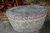 NEW Balinese Hand Crafted Paras Boat Pot - Bali Feature Pot - Carved Bali Pot