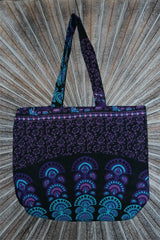 NEW Bali Mandala Tote Bag with Zipper & Side Pocket - Pretty Bali Bag