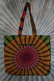 NEW Bali Mandala Tote Bag with Zipper & Side Pocket - Pretty Bali Bag