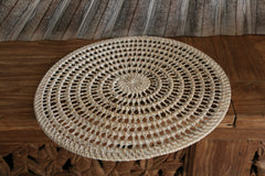 NEW Bali Woven Rattan Placemat - Balinese Rattan Placemat 1 Pce