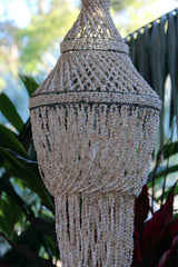 NEW Balinese Shell Pendant Light Shade or Bali Shell Hanging Chime / Decor