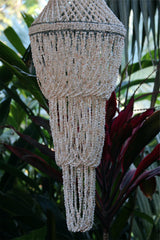 NEW Balinese Shell Pendant Light Shade or Bali Shell Hanging Chime / Decor