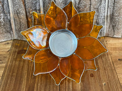 NEW Balinese Lotus T-Light Candle Holder - Resin Bali Lotus Candle Holder