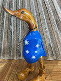NEW Balinese Hand Carved Wooden Australian Downunder Rice Paddy Duck - Bali Duck