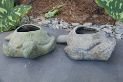 New Balinese Cast Concrete Turtle Pot - 2 Colours Available - GORGEOUS!!