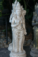 NEW Balinese Cast Dewi Sri Statue - Hand Finished with Colour - Bali Statue