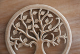 Balinese Hand Carved MDF TREE OF LIFE Wall Panel 40cm