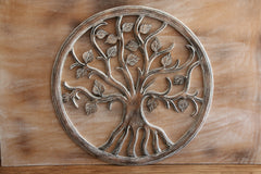 Balinese Hand Carved MDF TREE OF LIFE Wall Panel 60cm