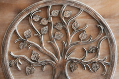 Balinese Hand Carved MDF TREE OF LIFE Wall Panel 60cm