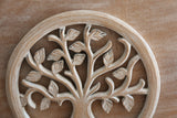 Balinese Hand Carved MDF TREE OF LIFE Wall Panel 30cm