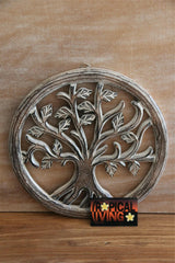 Balinese Hand Carved MDF TREE OF LIFE Wall Panel 30cm