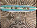 NEW Balinese Timber Surfboard GONE SURFING Sign - Bali Gone Surfing Sign