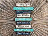 NEW Balinese Hand Crafted FAMILY RULES Sign - Bali Family Sign