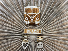 NEW Balinese Timber Combi BEACH Sign Love heart/Driftwood/Peace Sign CUTE!!