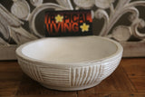 NEW Balinese Hand Carved Wooden Bowl - Bali Carved Bow - 3 colours, 2 styles.