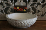 NEW Balinese Hand Carved Wooden Bowl - Bali Carved Bow - 3 colours, 2 styles.