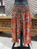 Ladies Bali Beach / Shirred Waist Bali Capri Pants - SO COMFY - Suit Maternity L