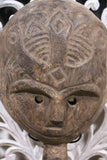 NEW Indonesian Hand Carved Primitive Wooden Primitive Mask on Stand - TIMOR ART