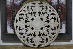 New Balinese Carved MANDALA / TROPICAL WALL PANELS - BALI WALL ART - Mandala Art