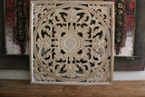 Balinese Hand Carved MDF Mandala Panel - 1m x 1m - Bali Wall Art - Mandala Art