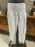 Ladies Bali Beach / Shirred Waist Bali Capri Pants - SO COMFY Suit Maternity S-M
