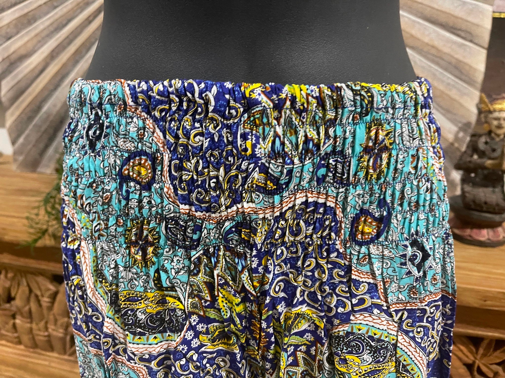 S/M Ladies Bali Casual Pants / Shirred Waist Pants SO COMFY!! / Suit M –  Tropical Living QLD
