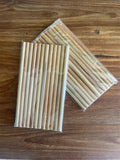 NEW Balinese Eco Friendly Reusable Bamboo Drinking Straws - Bali Straws Pack 12