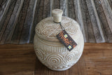 NEW Balinese Hand Carved Wooden Bowl with Lid - 3 colours available