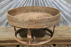 NEW Balinese Platter/Tray on Stand - Bali Entertaining Basket