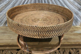 NEW Balinese Platter/Tray on Stand - Bali Entertaining Basket