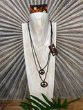 NEW Hand Crafted Bead & Peace Sign Necklace - Perfect Inexpensive Gift