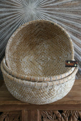 New Balinese Hand Woven Open Basket / Bali Basket 5 Sizes