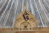 New Balinese Hand Crafted Bamboo & Wood Ladies bag - Ladies Bali Bag