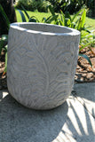 NEW Balinese Hand Crafted & Carved Monstera Leaf Pots - Bali Feature Pots