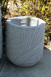 NEW Balinese Hand Crafted & Carved Palm Leaf Pot - Bali Feature Pot