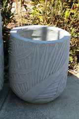 NEW Balinese Hand Crafted & Carved Palm Leaf Pot - Bali Feature Pot