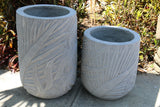 NEW Balinese Hand Crafted & Carved Palm Leaf Pot - Bali Feature Pot