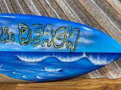 NEW Bali Handmade Air Brushed Surfboard Wall Decor 80cm - Bali Surfboard Art