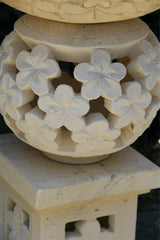 NEW Balinese Frangipani Style Bird Bath - Bali Garden Art - Bali Bird Bath