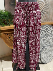 Ladies Bali Beach / Shirred Waist Bali Capri Pants SO COMFY Suit Maternity XXXL