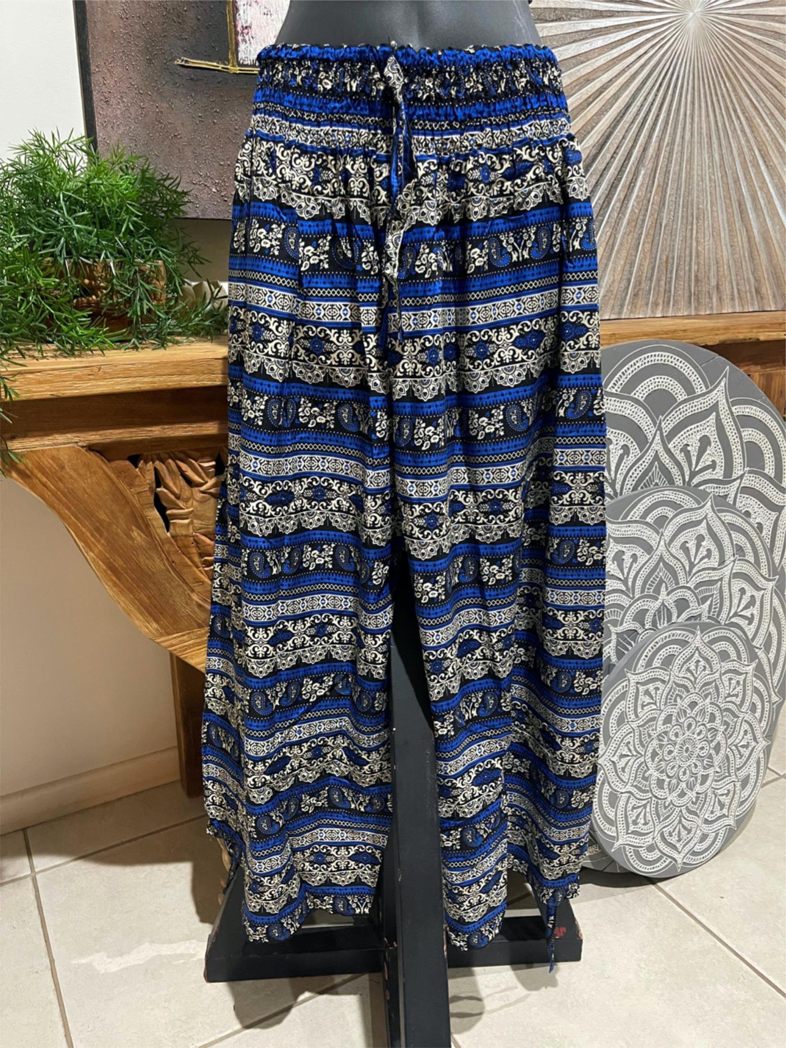 S/M Ladies Bali Casual Pants / Shirred Waist Pants SO COMFY!! / Suit M –  Tropical Living QLD