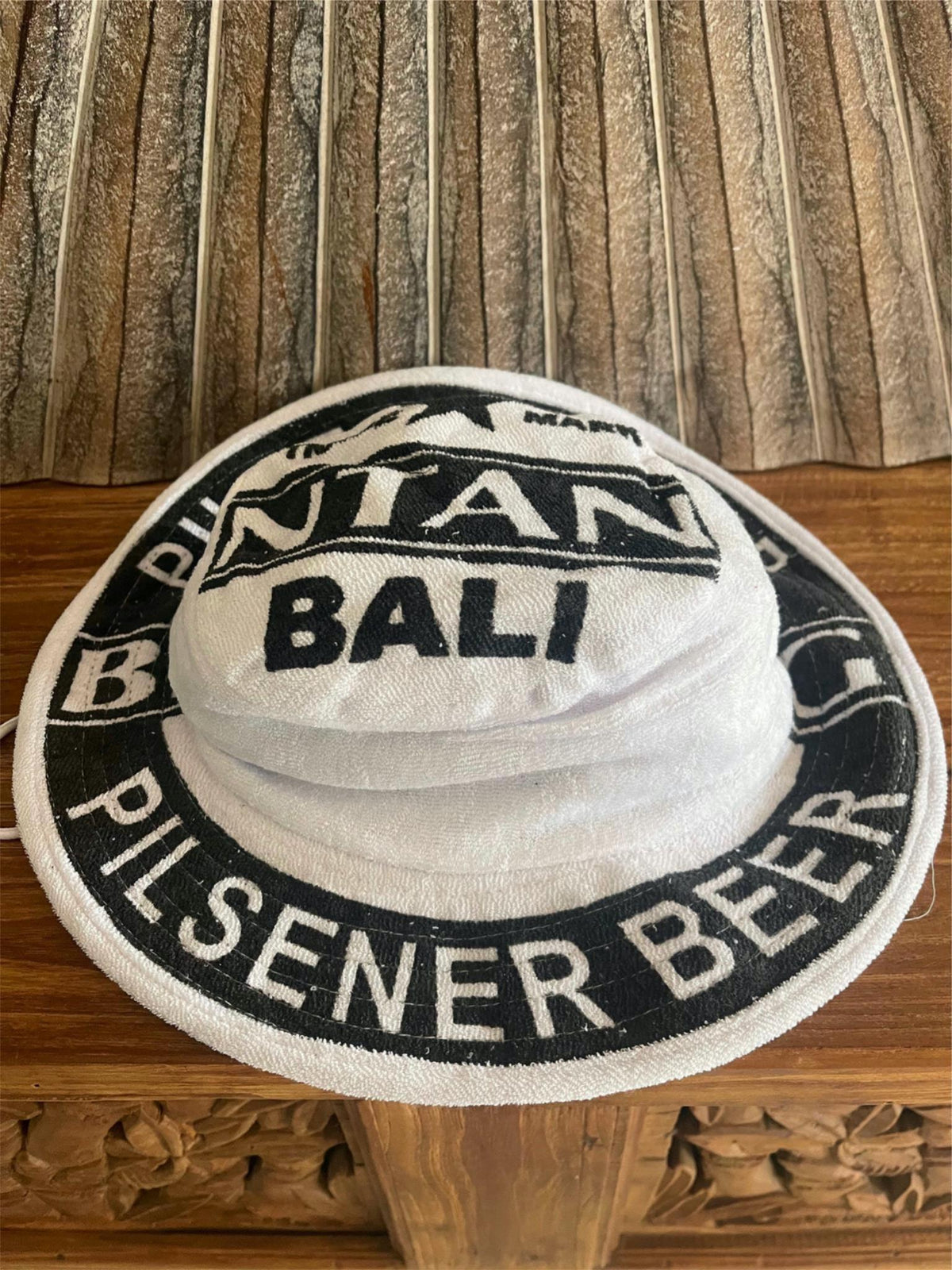 Bali Bintang Towelling Bucket Hat - Balinese Bintang Towel Bucket Hat