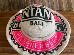 Bali Bintang Towelling Bucket Hat - Balinese Bintang Towel Bucket Hat