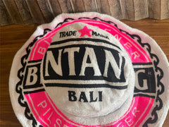 Bali Bintang Towelling Bucket Hat - Balinese Bintang Towel Bucket Hat