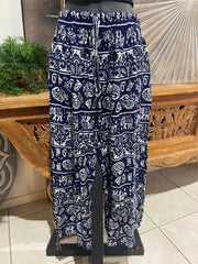 Ladies Bali Beach / Shirred Waist Bali Capri Pants SO COMFY Suit Maternity XXXL