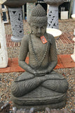 NEW Balinese Hand Carved Natural Greenstone Buddha Statue - Bali Garden Statue