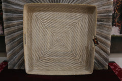 NEW Balinese Woven Rattan Open Basket / Tray - Choose from 2 Sizes...