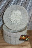 New Balinese Hand Threaded Bead Basket w/lid - Stunning!!  Balinese Bead Basket